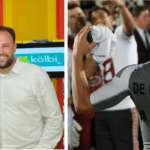 A la izquierda, David Patey presenta a Odir Jacques como nuevo técnico de Herediano. A la derecha, David Ramírez exhibe en su camiseta "De Princesos a Reyes" por ganar el título en 2015.